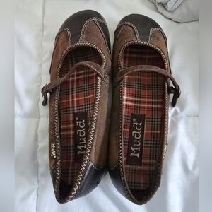 Mudd leather Mary Jane loafers
